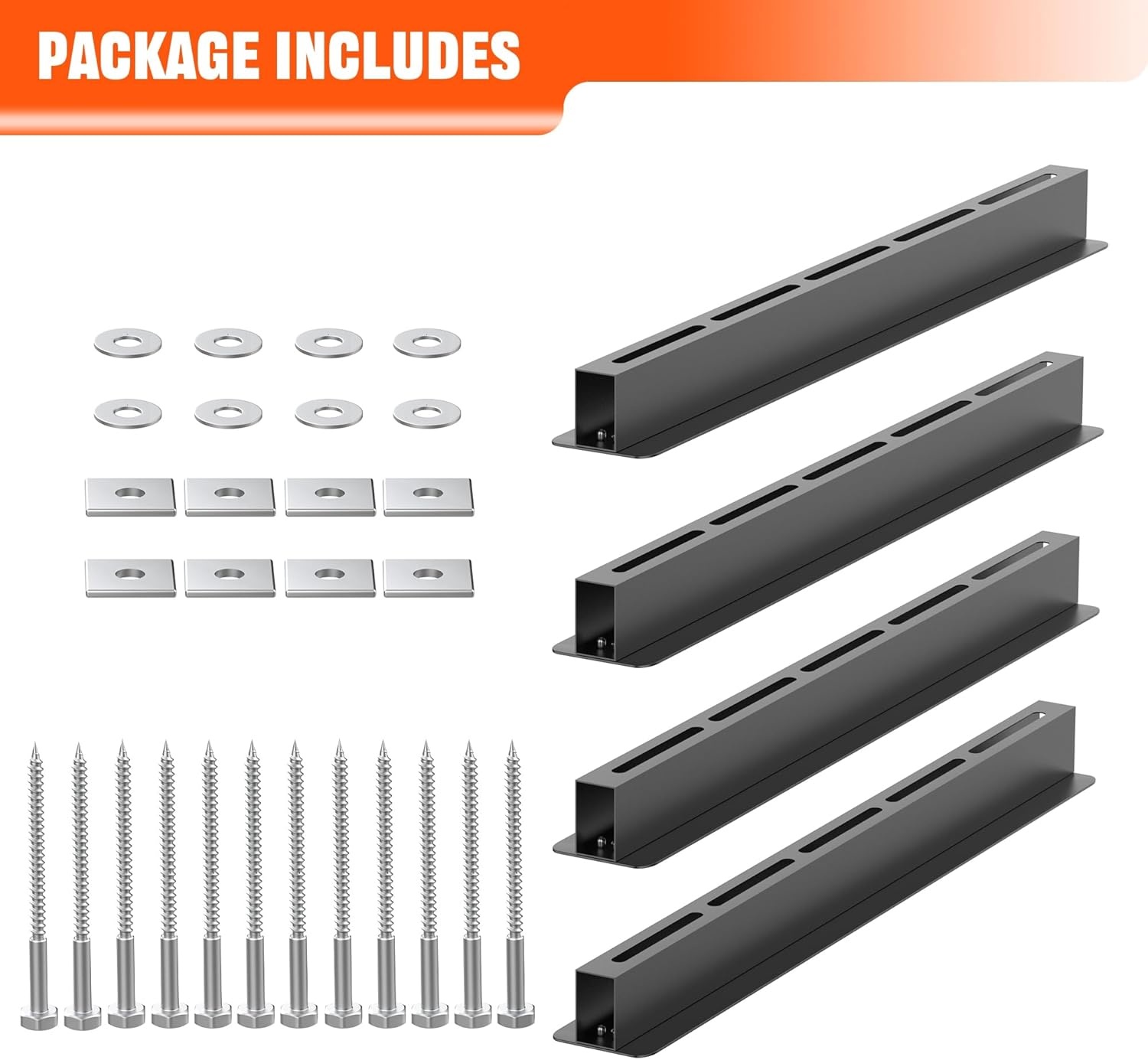 TORACK Garage Ceiling Bin Storage Rack, Adjustable Heavy Duty Overhead Tote Storage Rail System(for 5 Bins, Bins are not included)(for 3 bins)